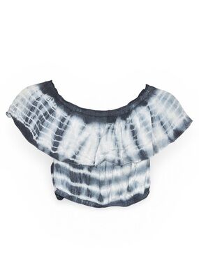 Advance - off the shoulder tie-dye cropped summer top